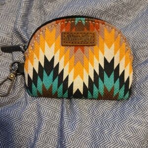 Wrangler Multicolor Chevron Coin Purse